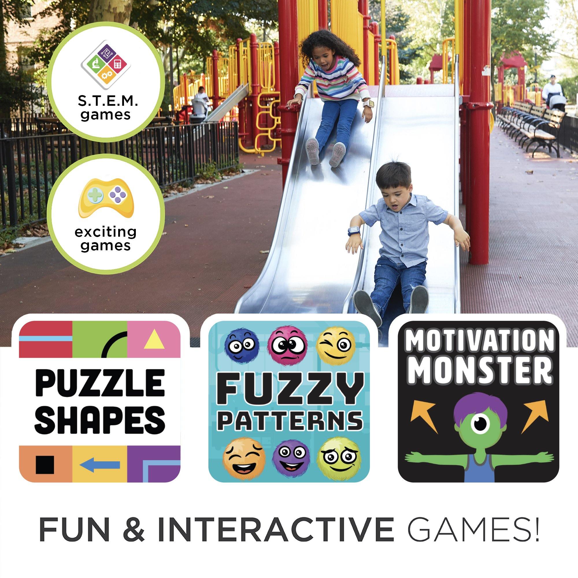 PlayZoom 2 Kids Smartwatch: Green Dinosaur Print affordable smart watch