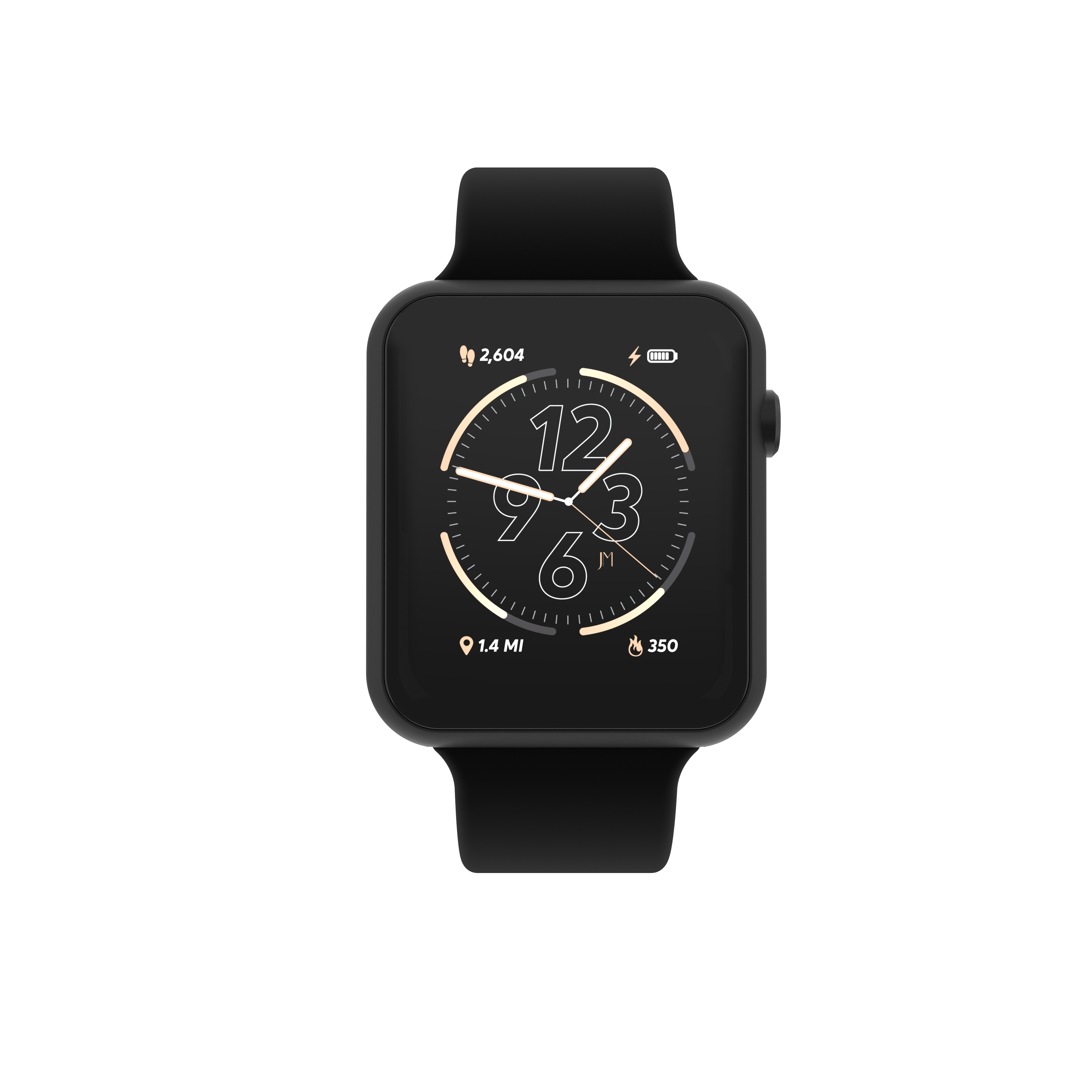 iTouch Air 4 | Jillian Michaels Edition Smartwatch in Black with Black Strap