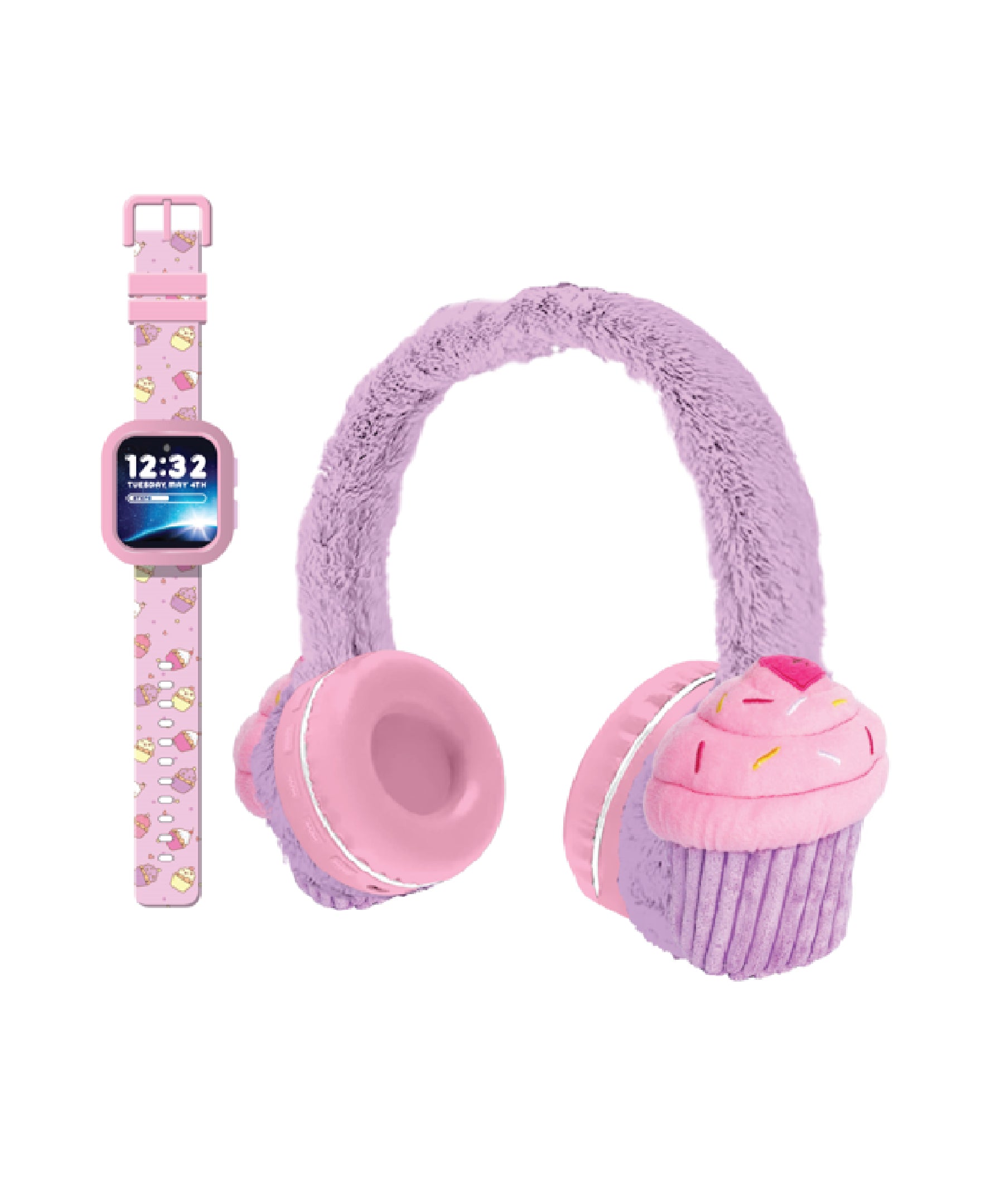 PlayZoom Girl V3 Pink Cupcake W/ Bluetooth Headphone Set